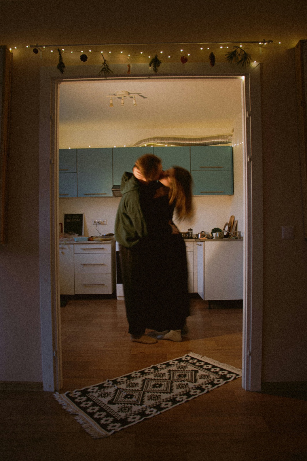 Two people in connection, representing relationship work in therapy